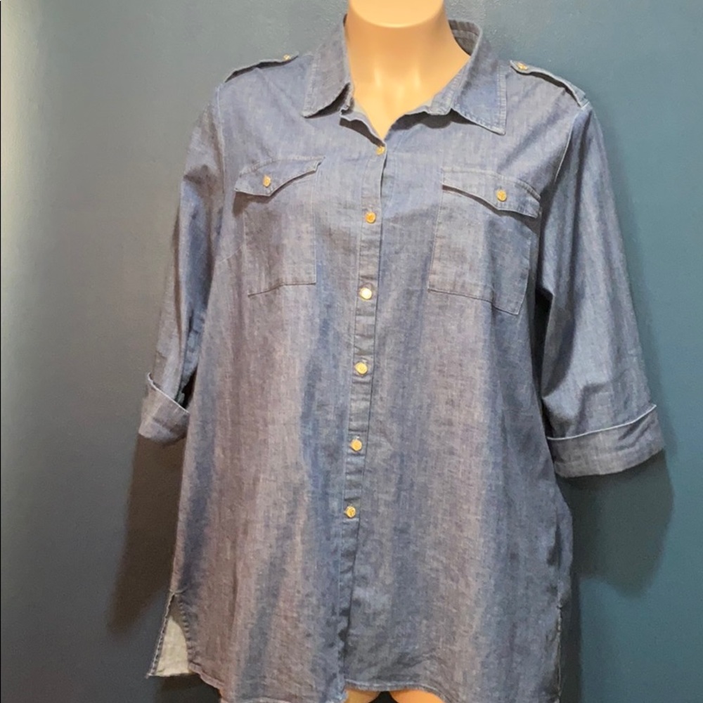 Denim tunic